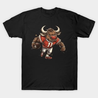 Bulls American Football T-Shirt